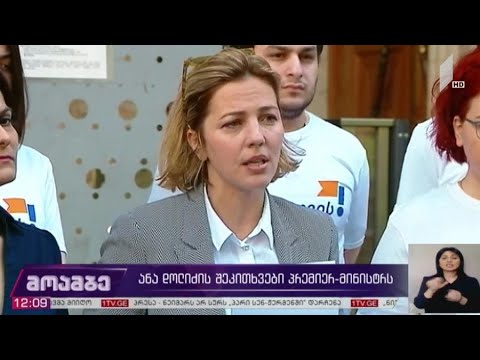 ანა დოლიძის შეკითხვები პრემიერ-მინისტრს